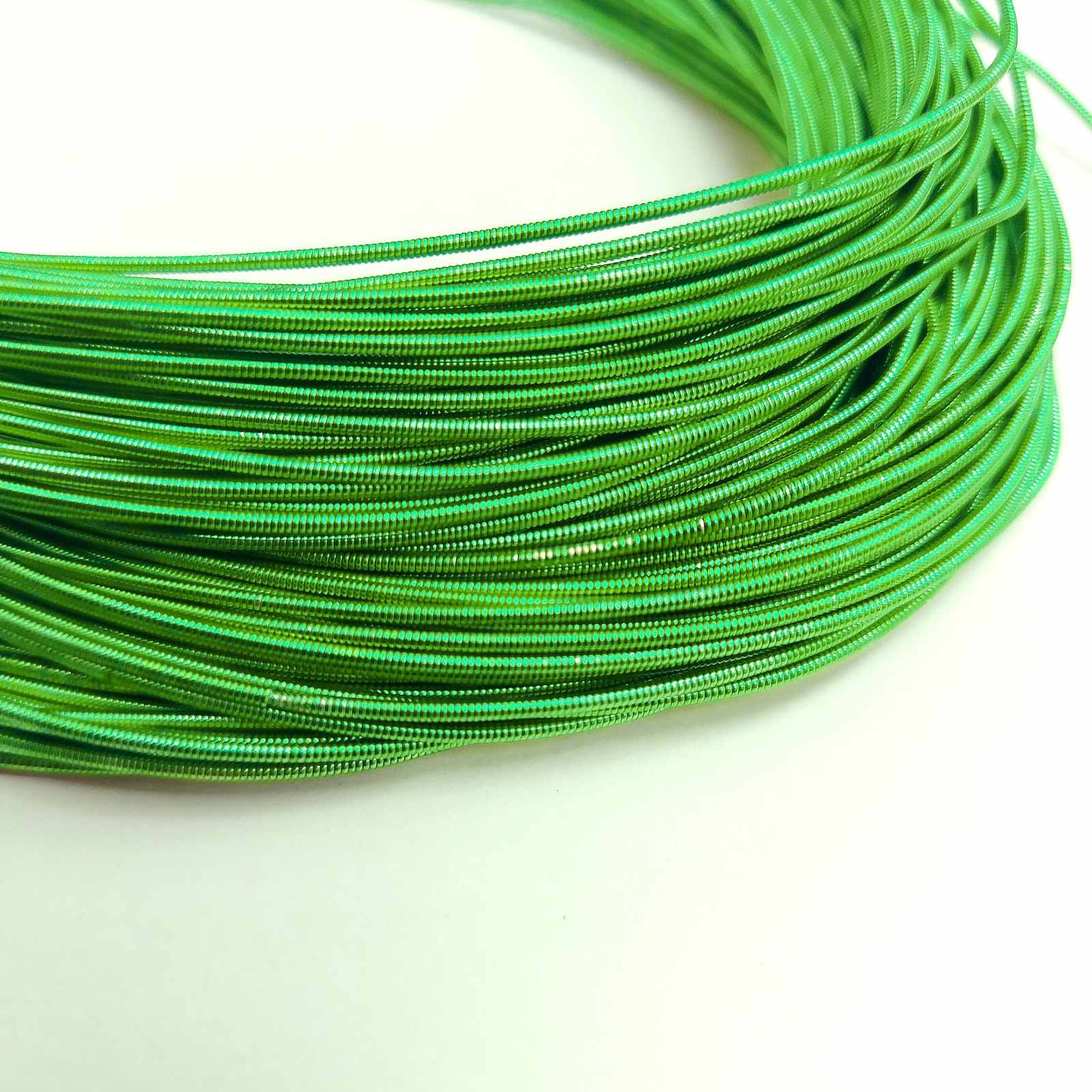 Канитель жорстка 1,25мм Parrot Green 