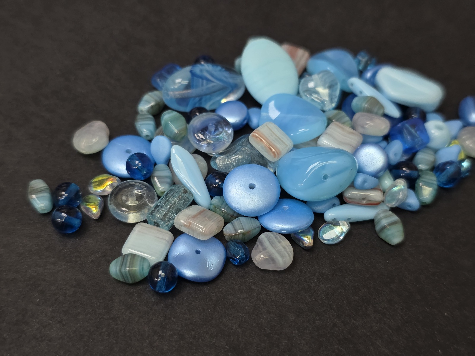 Мікс намистин Preciosa 50 грам Aqua