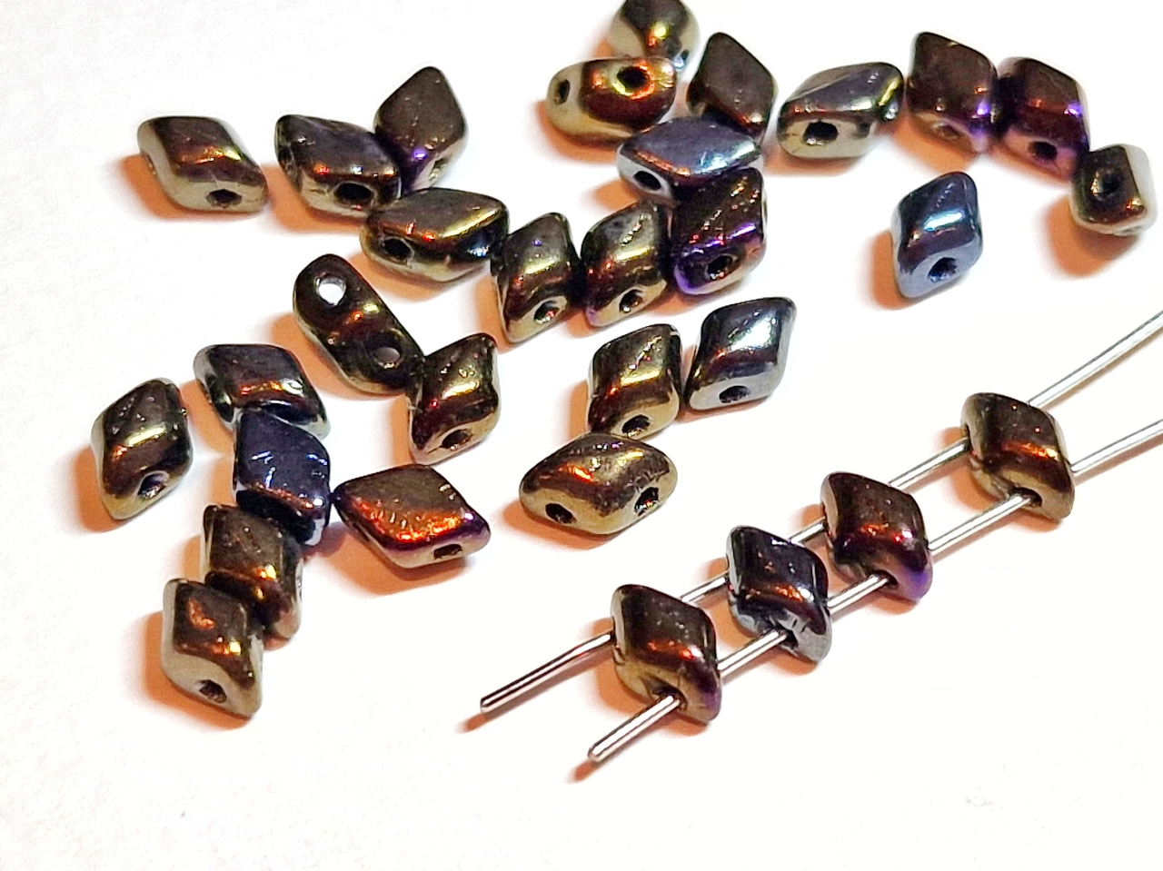 Намистини 2г MiniGemDuo 6x4mm (25-29 шт) Iris - Brown