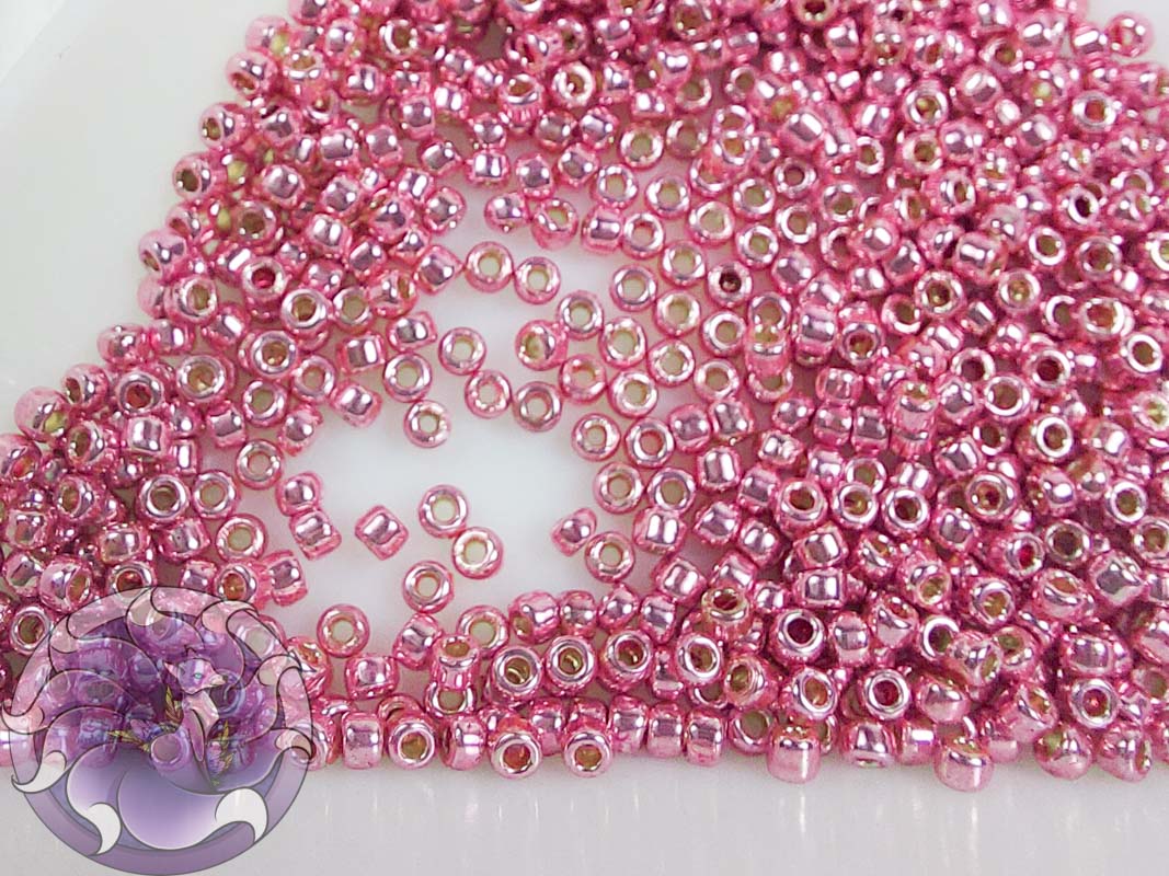 5г Бісер TOHO 15/0 Galvanized Pink Lilac TR-15-PF553