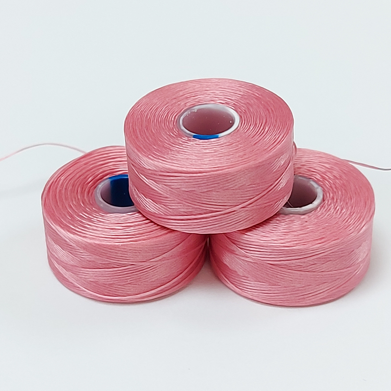 Нитка для бісеру C-LON size AA Pink