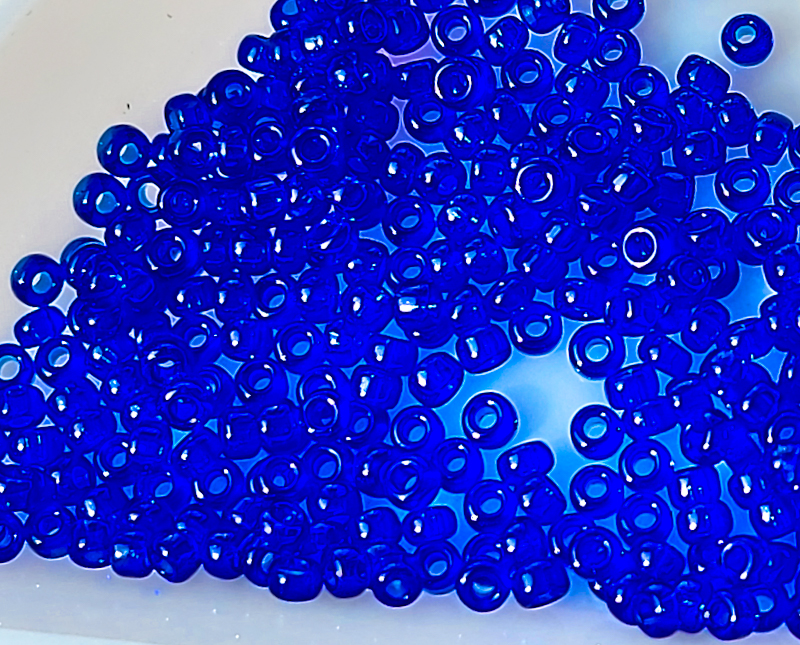 Бісер 5г 11-9151 круглий 11/0 Miyuki Колір TRANSPARENT COBALT