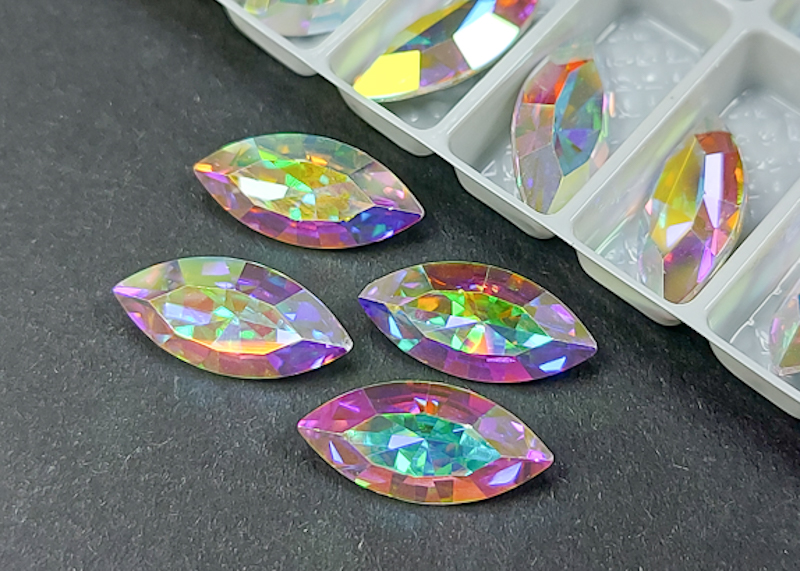 Кристал К9 Маркіз 15*7мм, Колір Crystal Ab 