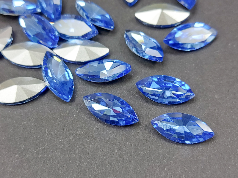Кристал Маркіз 10*5мм, Колір Sapphire 