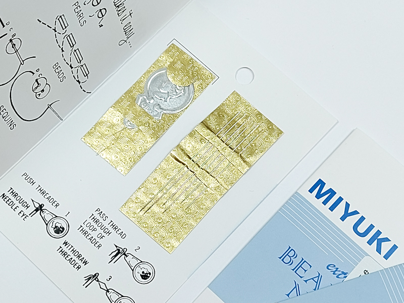 Набір голок 6шт для бісеру Miyuki Needle Set