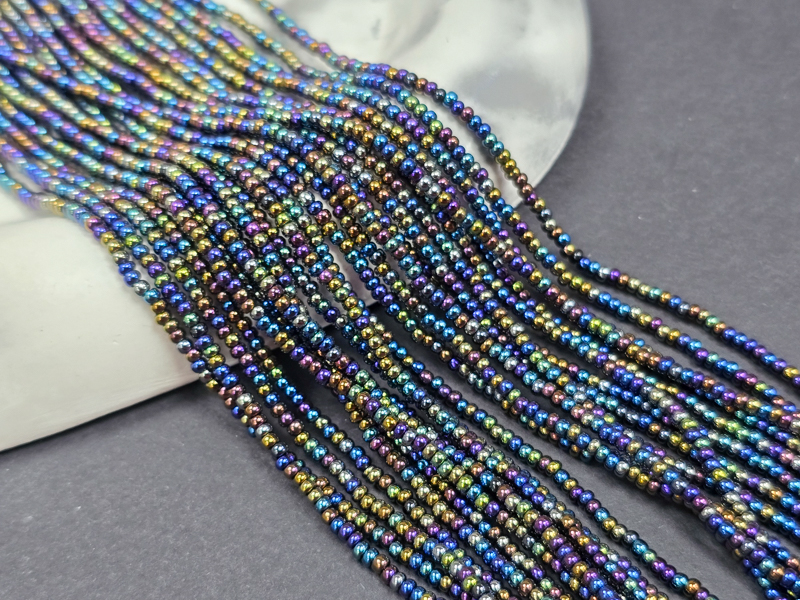 Бісер Preciosa 11/0 на нитці Metallic Rainbow Iris
