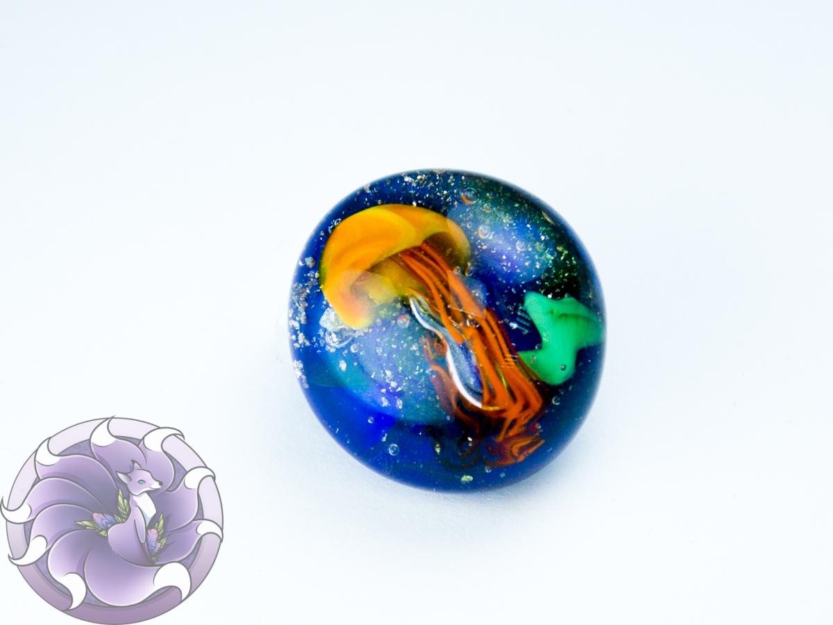 Кабошон Lampwork ручної роботи #43