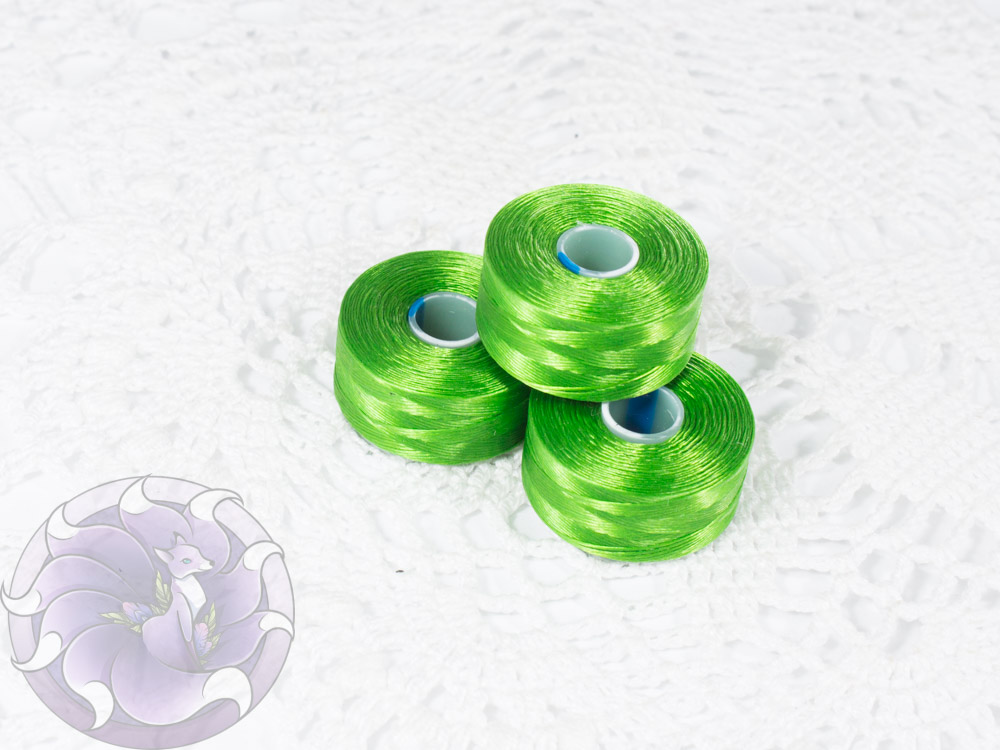 Нитка для бісеру C-LON size AA Green