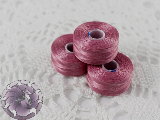 Нитка для бісеру C-LON size AA Rose