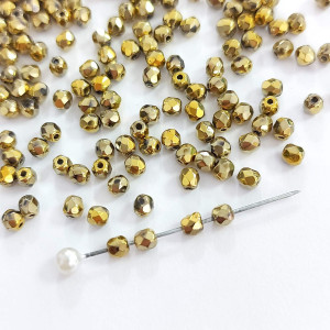 Відшліфований 3 мм Crystal Amber Full