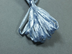Рафія для вишивки глянцева 30мм Gray-Blue