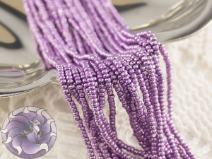 Бісер шарлотка 13/0 на нитці METALLIC VIOLET TERRA