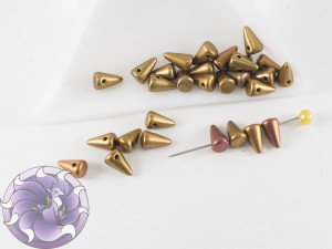 Spikes 5x8mm Metallic Mix