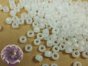 Бісер 5г TOHO Round 8/0 Ceylon Frosted Snowflake TR-08-141F