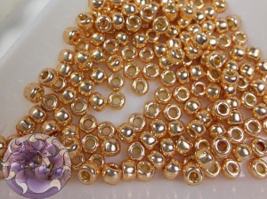 Бісер 5г TOHO Round 8/0 PermaFinish - Galvanized Rose Gold TR-08-PF551