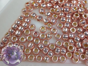 Бісер 5г TOHO Round 8/0 PermaFinish - Galvanized Sweet Blush TR-08-PF552