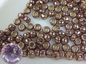 Бісер 5г TOHO Round 8/0 PermaFinish - Galvanized Mauve TR-08-PF556