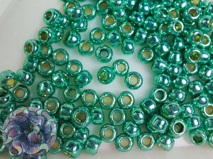 Бісер 5г TOHO Round 8/0 PermaFinish - Galvanized Green Tea TR-08-PF561