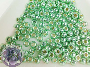 Бісер 5г TOHO Round 8/0 PermaFinish - Galvanized Mint Green TR-08-PF570