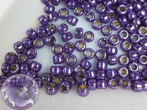 Бісер 5г TOHO Round 8/0 PermaFinish - Galvanized Violet TR-08-PF581