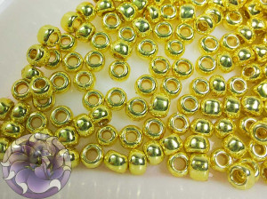 Бісер 5г TOHO Round 8/0 PermaFinish - Galvanized Gold TR-08-PF590