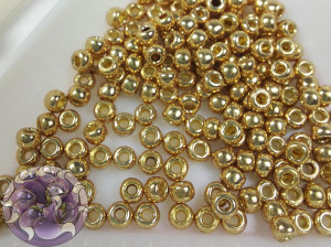 Бісер 5г TOHO Round 8/0 PermaFinish - Galvanized Golden Fleece TR-08-PF592
