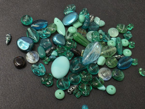 Мікс намистин Preciosa 50 грам Sea Green