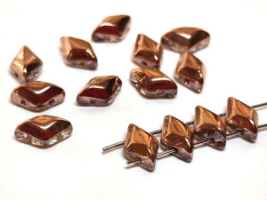 Намистини GemDuo 5*8мм, 2г (13-14шт), Apollo Gold