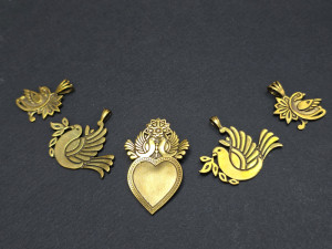 Набір згард з 5 штук, , латунь, Україна, №6