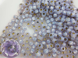 Бісер 5г TOHO Round 11/0 PermaFinish - Silver-Lined Milky Alexandrite TR-11-PF2122