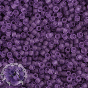 Бісер TOHO Round 15/0 Transparent-Frosted Sugar Plum 5г