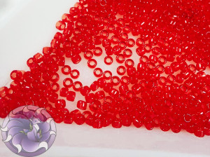 5г Бісер TOHO круглий 15/0 Transparent Lt Siam Ruby TR-15-5