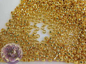 5г Бісер TOHO круглий 15/0 Metallic 24K Gold Plated TR-15-712