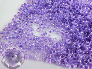 5г Бісер TOHO круглий 15/0 Gold-Lustered Amethyst TR-15-922