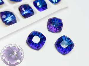 Кристал квадрат Millennium Скло 10мм К9 Колір Bermuda Blue