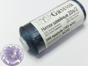 Швейні нитки для джгутів 20s/2 Gamma Micron 200 колір 350