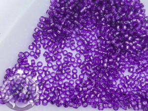 5г Бісер TOHO круглий 15/0 Silver-Lined Purple TR-15-2224