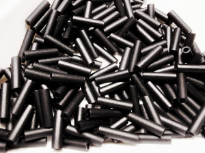 Стеклярус 6мм Miyuki Bugle Bead 5г Колір MATTE BLACK