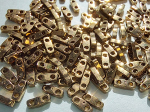 Бісер Miyuki Quarter Tila Bead колір Met Dk Bronze 5 грам