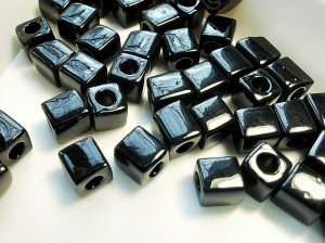 Бісер кубики 4мм 5г Miyuki Square Bead Колір Black