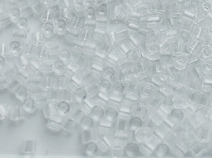 Бісер 1г DBS0141 15/0 Miyuki Delica Колір TRANSPARNT CRYSTAL