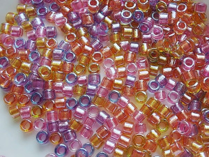 Бісер 5г DB0982 11/0 Miyuki Delica Колір Sparkle Lined Tutti Frutti Mix