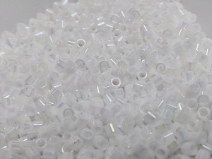 DBS0202 Бісер 1г Miyuki Delica 15/0, Колір White Pearl AB 