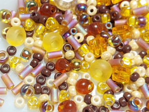 Бісер 5г мульти мікс Miyuki Multi Mix MM-009 Golden Grains