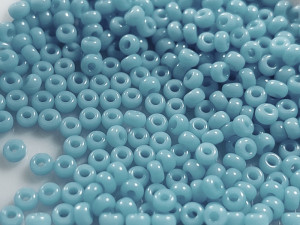 Бісер 5г 11-2470 круглий 11/0 Miyuki Колір Opaque Turquoise Green Luster