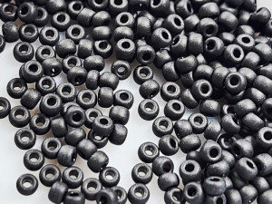 Бісер 5г 11-401F круглий 11/0 Miyuki Колір Matte Black