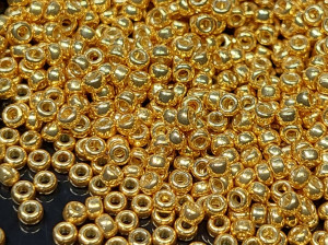 Бісер 5г 11-4202 круглий 11/0 Miyuki Колір Duracoat Galvanized Gold