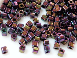 Бісер 5г TOHO Cube 1,5mm Metallic Iris-Purple TC-01-85
