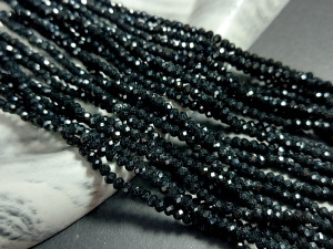 Бусинки ронделі 2,9х2,5мм кольорові низка в ассортименті