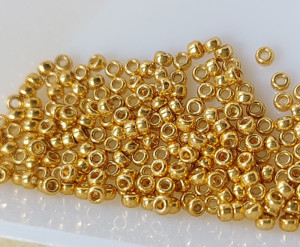 Бісер 5г Miyuki круглий 15/0 Miyuki 15-94203 Японія DURACOAT GALVANIZED YELLOW GOLD